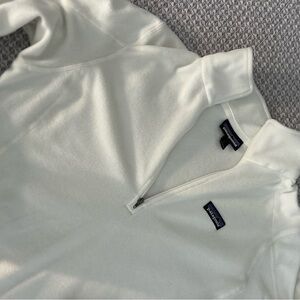 Patagonia Women’s  Zip-Up Sweater in Off White